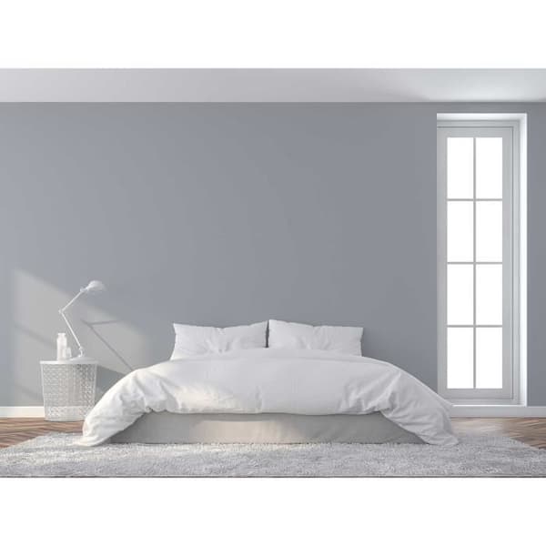 Enfärgad tapet M1-No.2011 | Non-woven tapet | Grå | Enfärgad