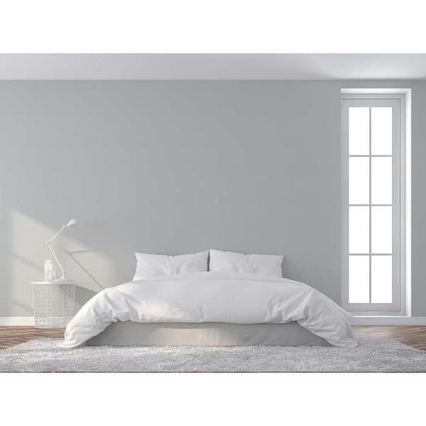 Enfärgad tapet M1-No.2080 | Non-woven tapet | Grå | Enfärgad