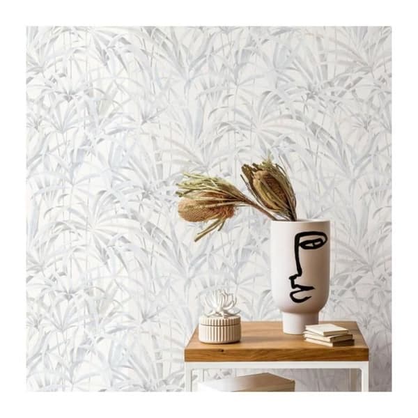 ERISMANN - Vinyl Tapet med Strukturerad Yta på Non-Woven Palm Beige – Erismann - ref. 10213-14