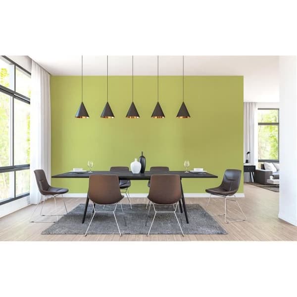 Tapet ränder Romeo M1-No.2060 | Non-woven tapet | Grön | Enfärgad | struktur