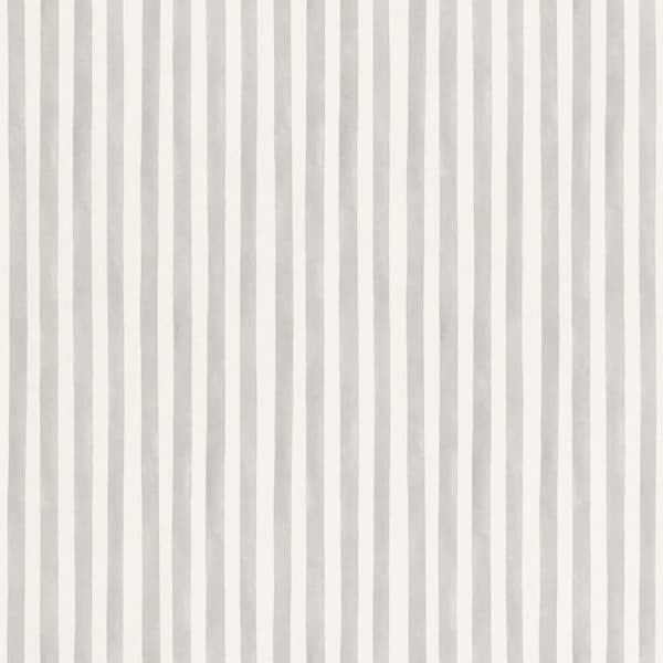 Väggtapet av non-woven 252767 väggtapet randiga vågor 53 x 1005 cm Rasch Bambino XIX grå vit