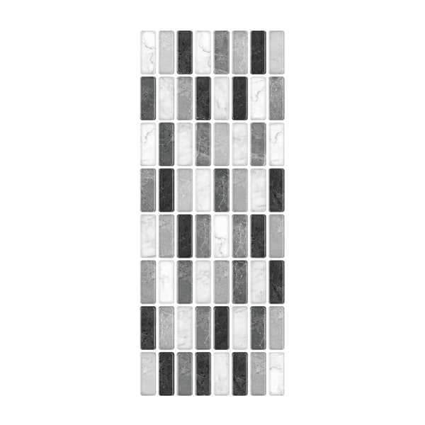 OBOSOE 10-pack Självhäftande Väggdekaler 3D Vatten- och Oljebeständiga Kakelstickers 30,5x26 cm