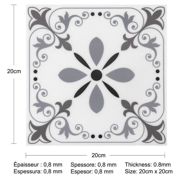 OBOSOE Itseliimautuvat Seinätarrat & Lattialaatat 30×30cm 20 kpl – Seinätarrat & Lattiatarrat