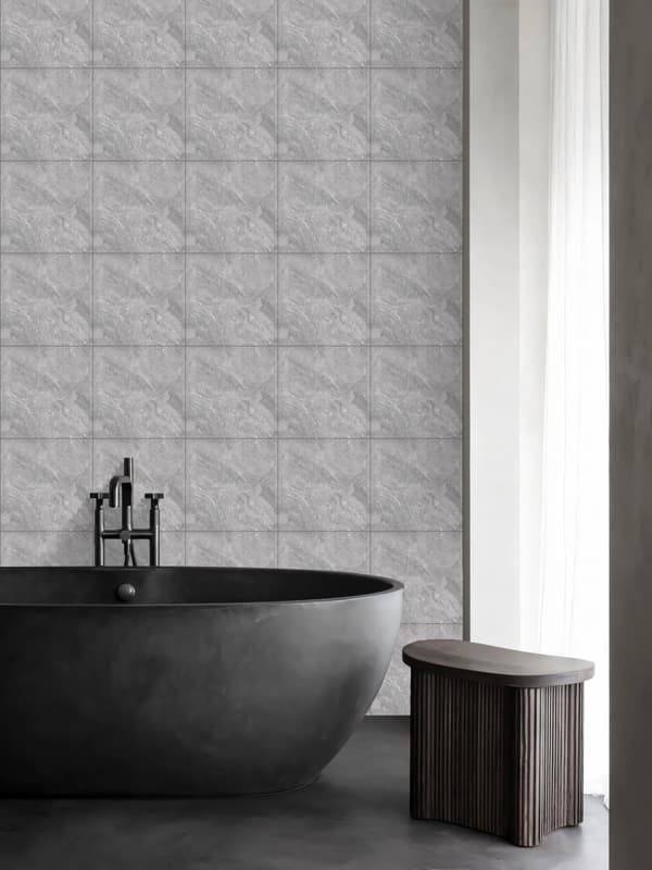 OBOSOE Selvklæbende wallstickers & gulvfliser – 20 stk marmorlook 30x30cm, vandtætte wallstickers