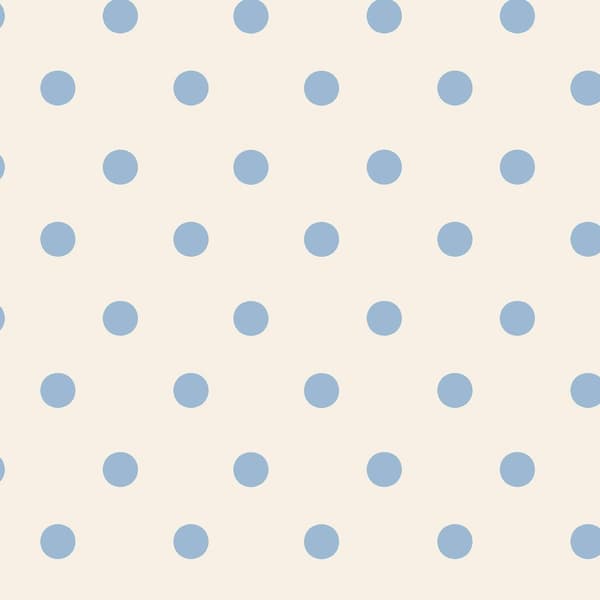 Cath Kidston - Vliesbehang - Button Spot Blue