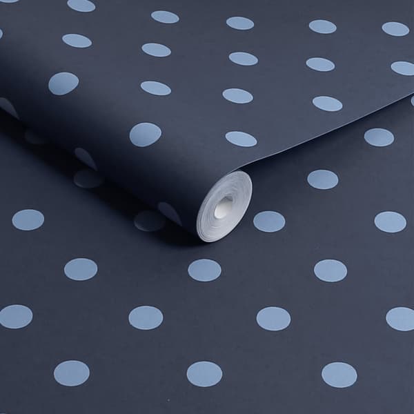 Cath Kidston - Vliesbehang - Button Sport Navy