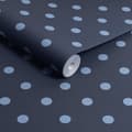 Miniatyrbillede 3 af 3: Cath Kidston - Vliesbehang - Button Sport Navy