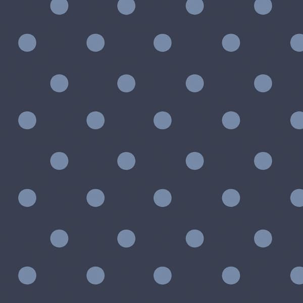 Cath Kidston - Vliesbehang - Button Sport Navy