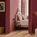 Miniatyrbild 2 av 3: Cath Kidston - Vliesbehang - Knapp Sport Rosa & Röd