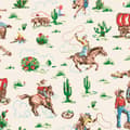 Miniatyrbillede 1 af 3: Cath Kidston - Vliesbehang - Cowgirls Multi
