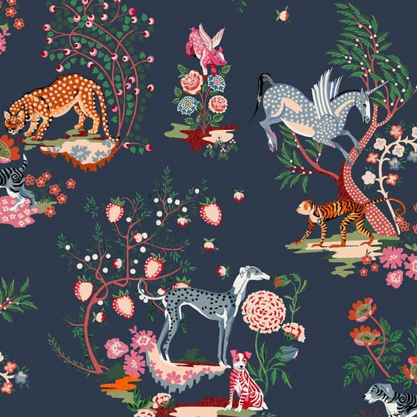 Cath Kidston - Flybehæng - Painted Kingdom Navy