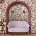 Miniatyrbillede 2 af 3: Cath Kidston - Vliesbehang - Painted Kingdom Pink
