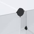 Miniatyrbilde 8 av 11: vidaXL Modulskap med 9 rom 109x36,5x143 cm hvit