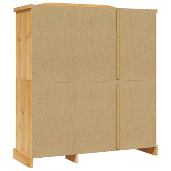vidaXL Vaatekaappi Meksikon mänty Corona Range 3 ovea
