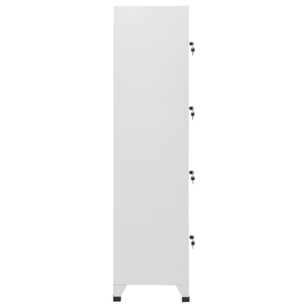 vidaXL Lukkokaappi 4 lokerolla 38x45x180 cm