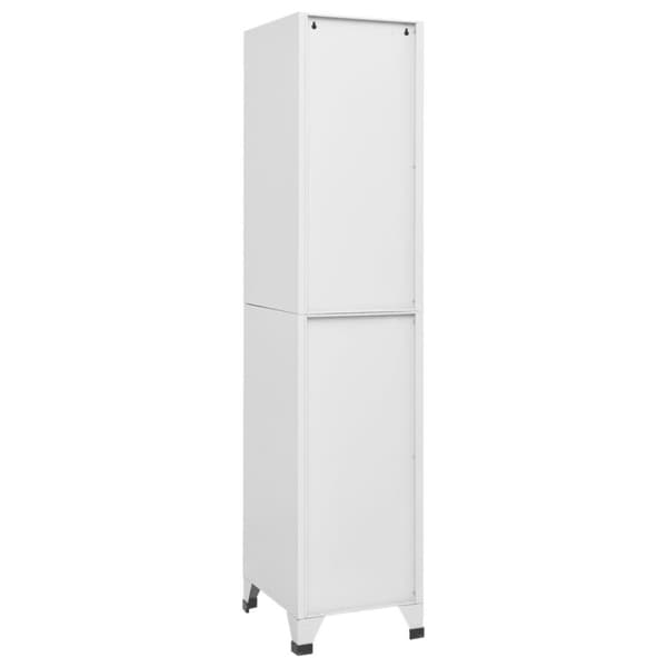 vidaXL Lukkokaappi 4 lokerolla 38x45x180 cm