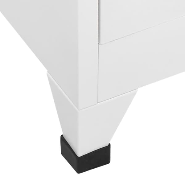 vidaXL Lukkokaappi 4 lokerolla 38x45x180 cm