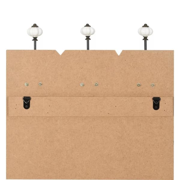 vidaXL Veggmontert klesstativ med 6 kroker 120x40 cm LIVE LIFE
