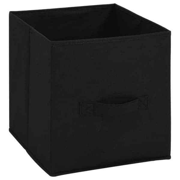 vidaXL reol med 4 stofkurve 63x30x71 cm stål sort