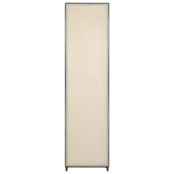 vidaXL klædeskab med 4 rum 175x45x170 cm cremefarvet