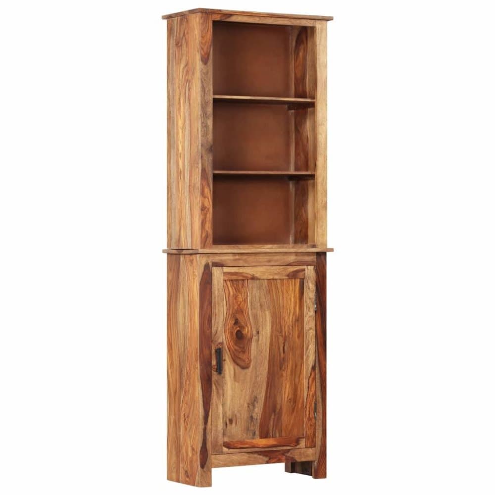 vidaXL Skåp 60x30x180 massivt sheshamträ