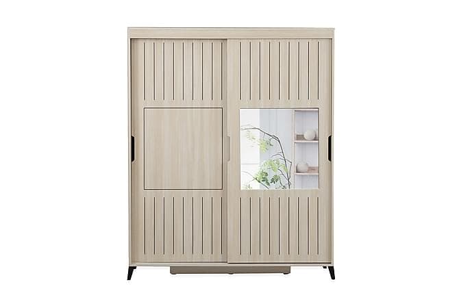 Komfortabel garderobe 160 Lys trae