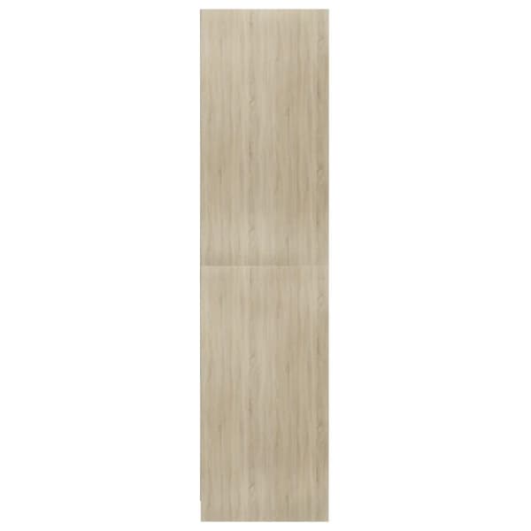 vidaXL klædeskab 100x50x200 cm konstrueret træ sonoma-eg