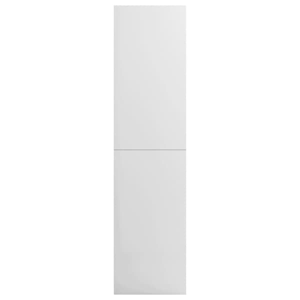 vidaXL Garderob högglans vit 100x50x200 cm konstruerat trä