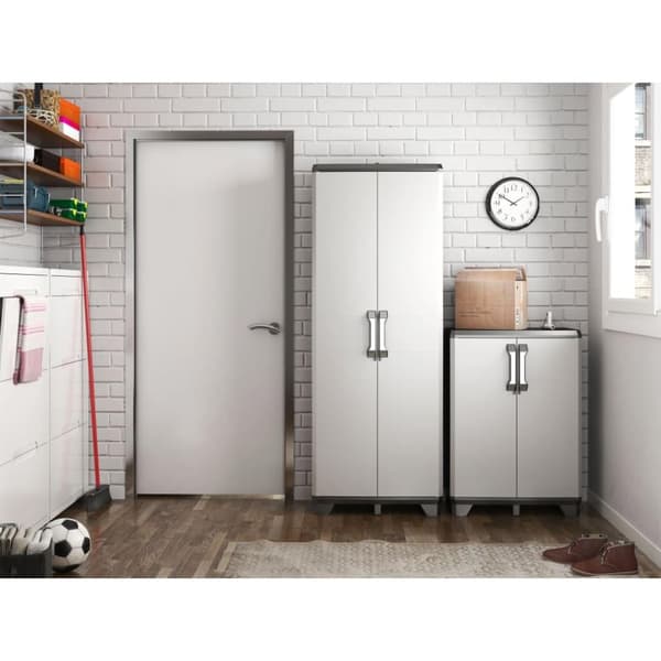 Keter multifunktionelt opbevaringsskab Gear 182 cm sort og grå