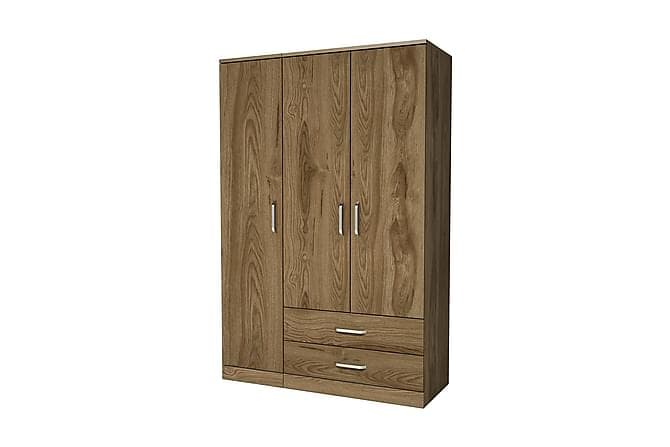TRAYSHUN Garderob 121 cm Valnöt