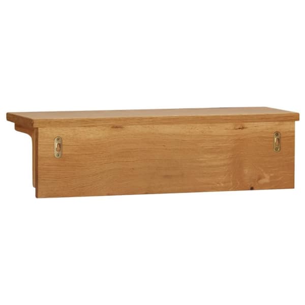 vidaXL knagerække 60x16x16 cm massivt egetræ