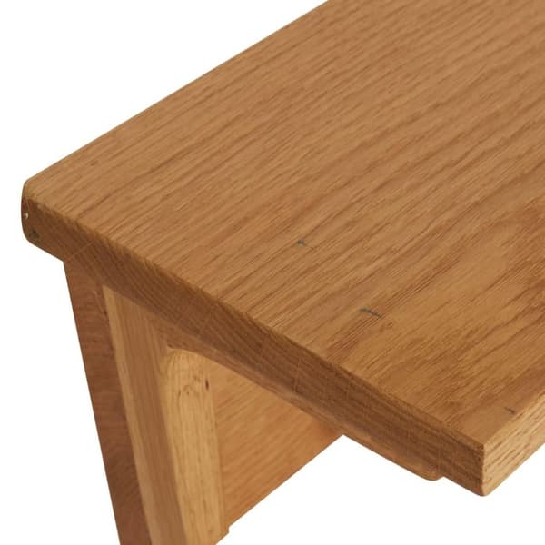 vidaXL knagerække 60x16x16 cm massivt egetræ