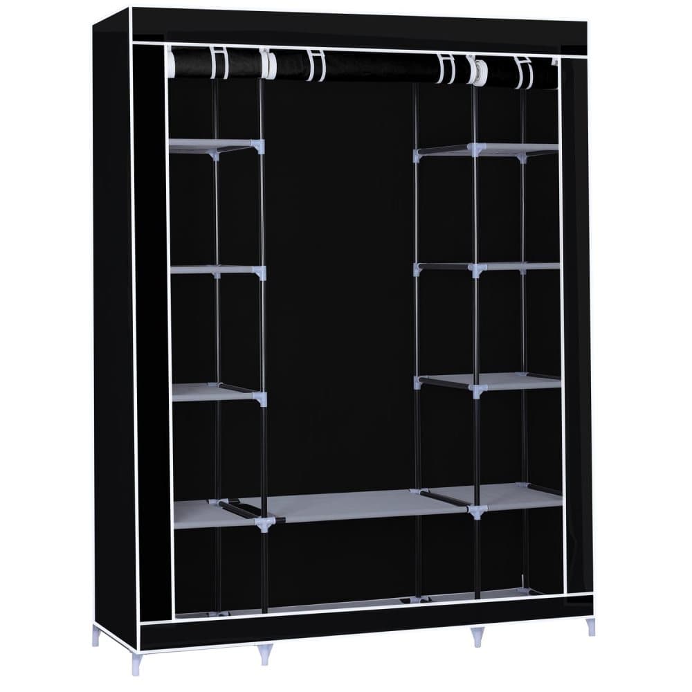 Herzberg HG-8009: Opbevaring Garderobe - Large Sort