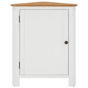 vidaXL hjørneskab 59x36x80 cm massivt egetræ