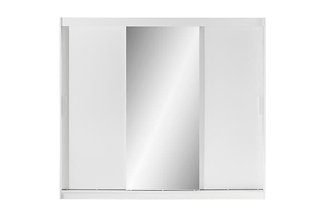 BELLE Garderobe 250 cm Speil Hvit