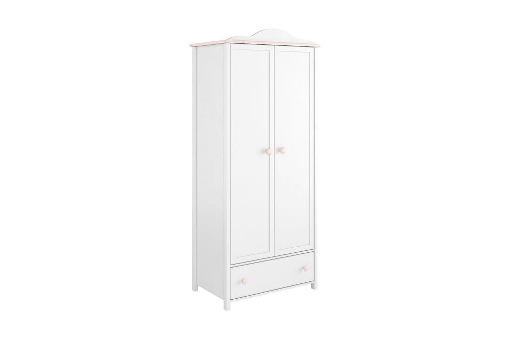 LUNDY Garderob 85x196 cm Vit