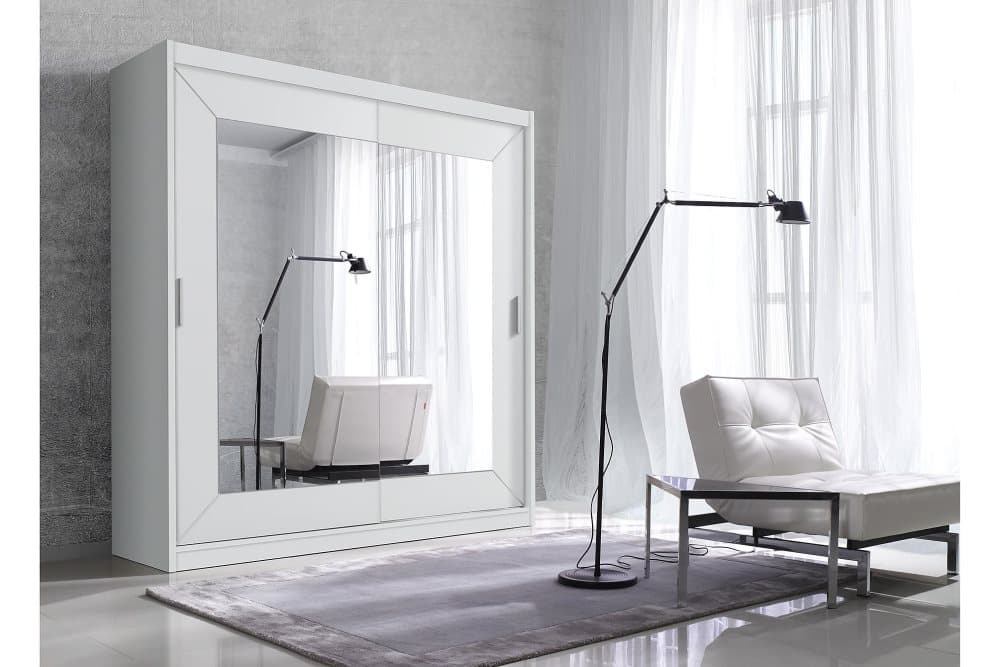 CORNLIUS Garderob Vit