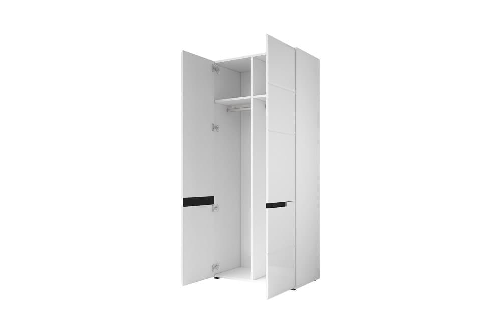 EARVILLE Garderob Vit