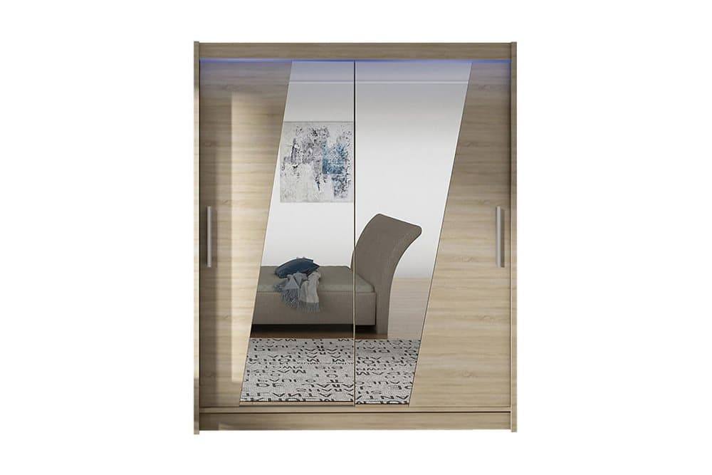 POLLY Garderob + LED Ek