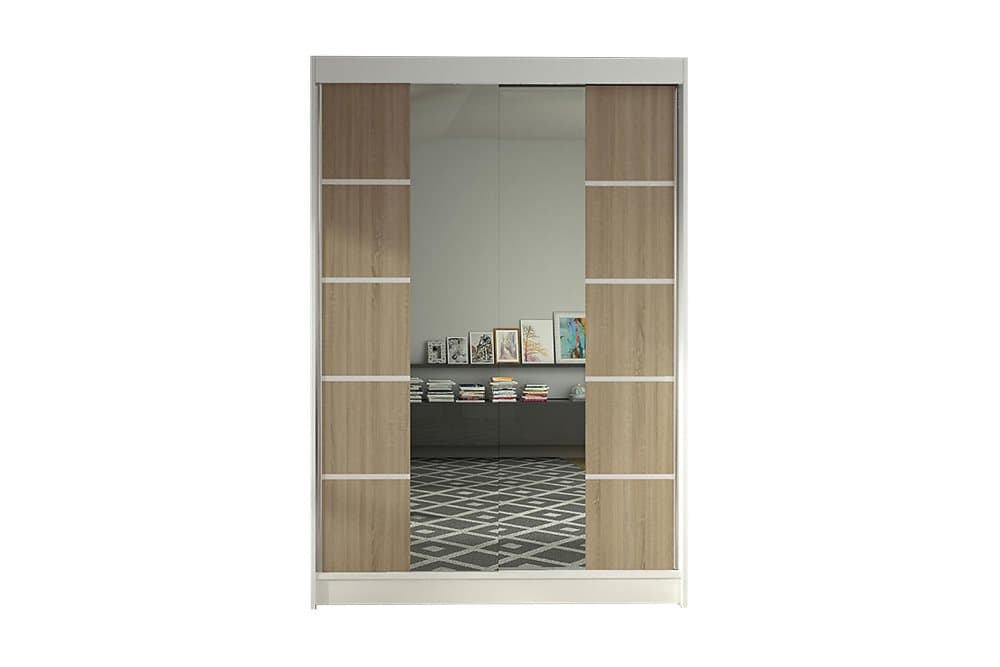 LUDGERSHALL Garderob Vit/Ek