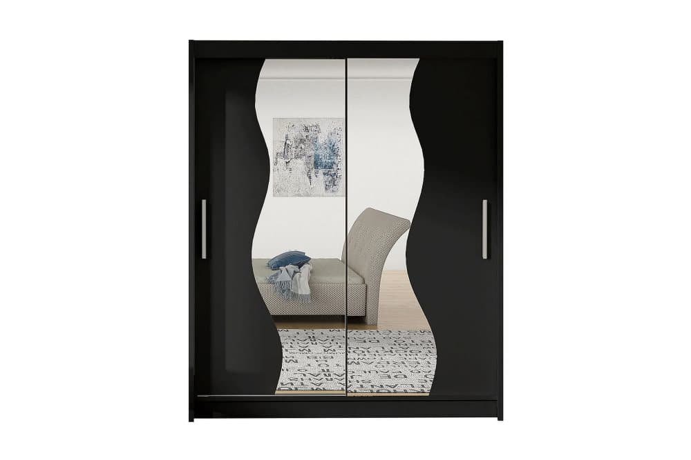 PRESTO Garderob 58x150 cm Svart