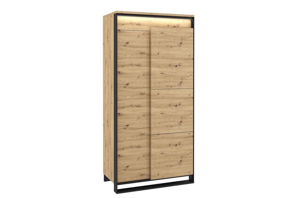 QUANT Garderob 50x95 cm Ek/Svart