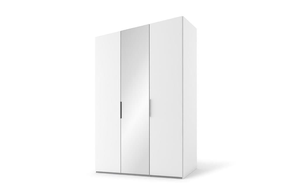EIFFERT Garderob 150 cm Spegel Vit