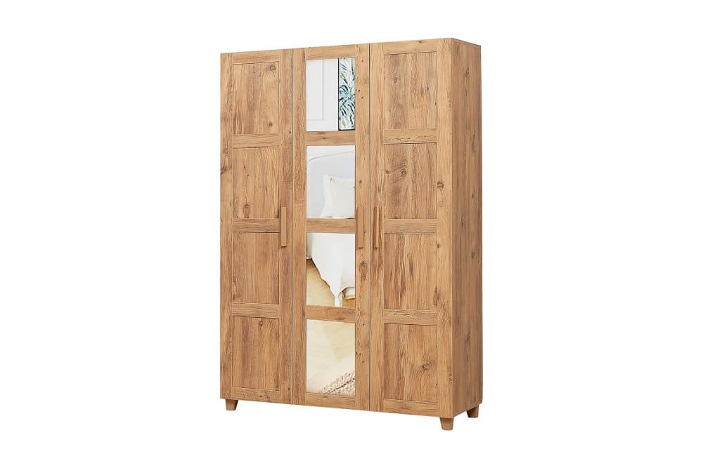 THROSTLE Garderob 189 cm Trä/natur