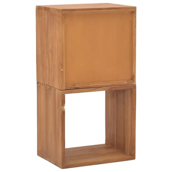 vidaXL opbevaringsskab 40x30x76 cm massivt teaktræ