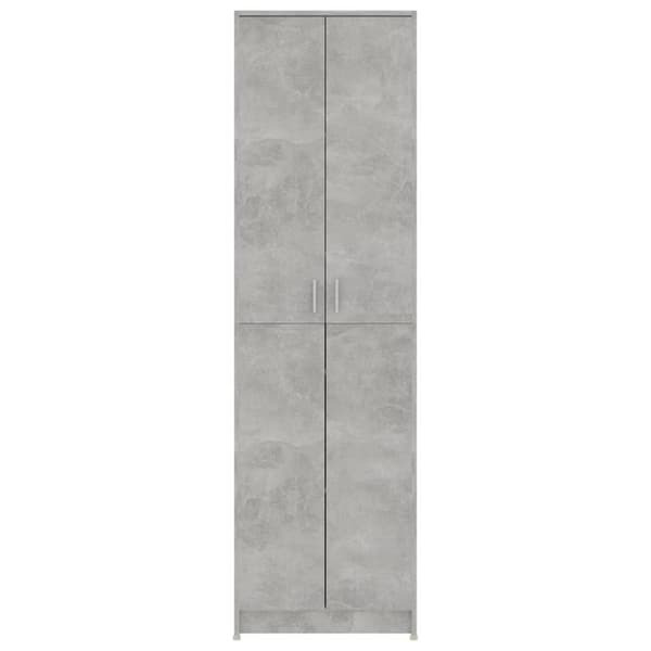 vidaXL garderobeskab 55x25x189 cm konstrueret træ betongrå
