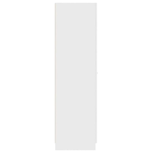 vidaXL højskab 30x42,5x150 cm spånplade hvid