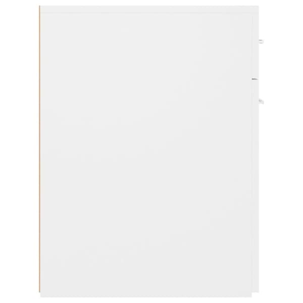 vidaXL Apteekkarinkaappi valkoinen 20x45,5x60 cm lastulevy