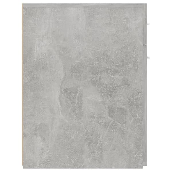 vidaXL højskab 20x45,5x60 cm spånplade betongrå