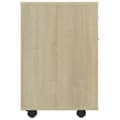 Miniatyrbillede 6 af 10: vidaXL skab med hjul 45x38x54 cm spånplade sonoma-eg